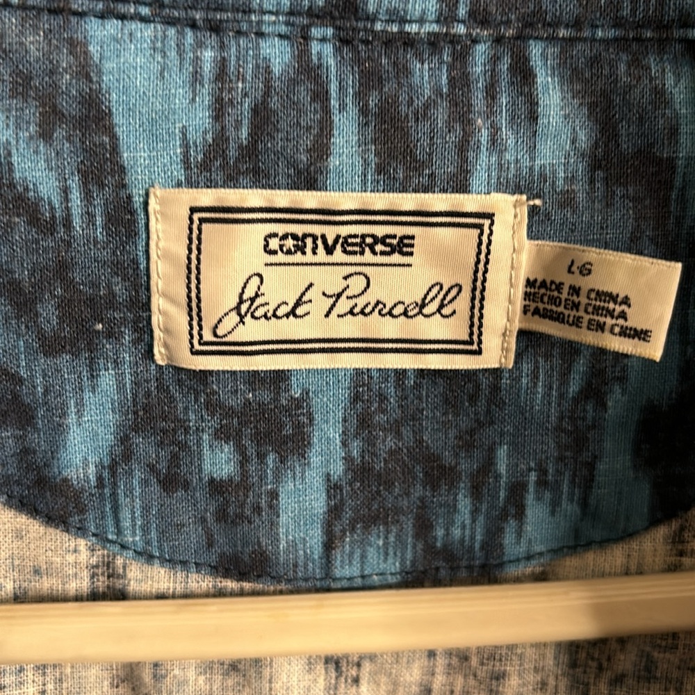 Converse Jack Purcell pullover jacket size large. - image 2